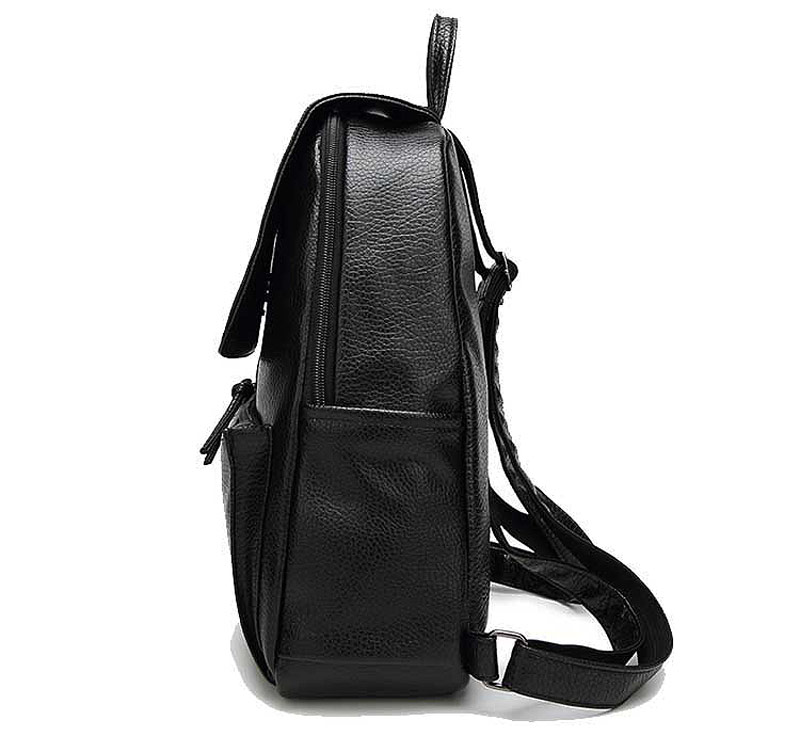 The Enchanting | Black Leather Backpack For Women | Lightweight Leather ...