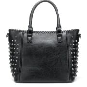 vintage rivet tote bag women large capacity shoulder - Temu
