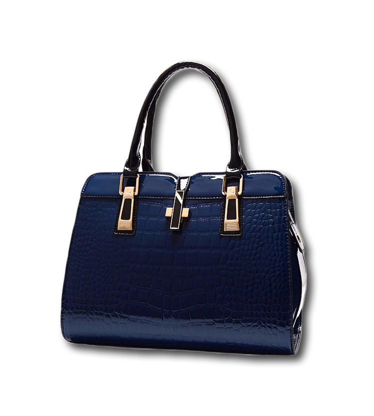 The Italian Croc Chic Luxurious Leather Handbag ClutchToteBags