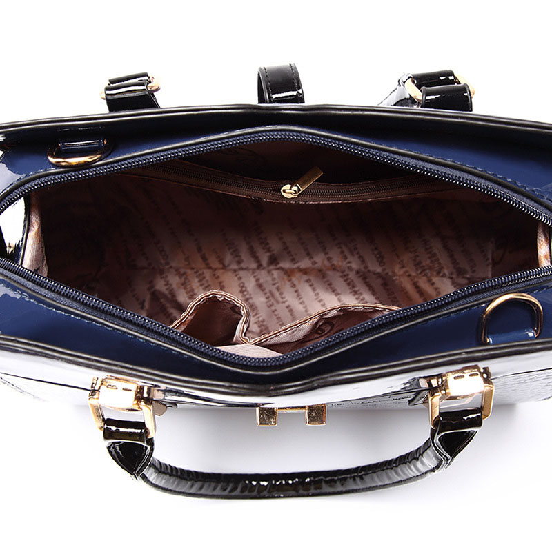 The Italian Croc  Chic Clutch Leather Handbag 