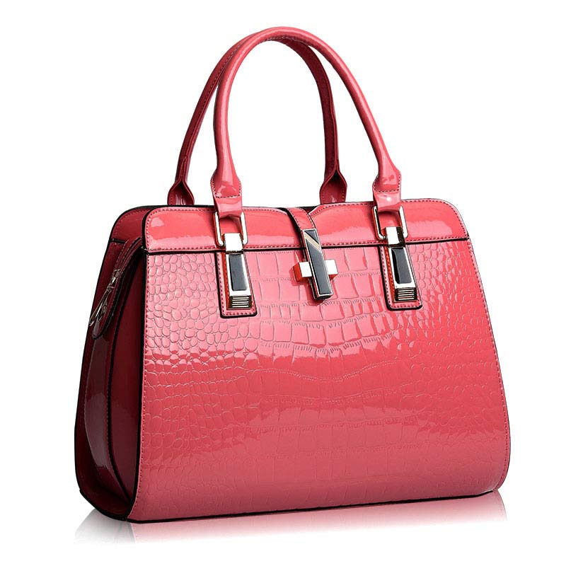 New Lady Crocodile Pattern Leather Women Clutch Wallet Handbags Ladies Purse 