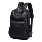 black-leather-backpack-mens-womens-unisex-backpack-leather-black-university-school-work-laptop-backpack-classic black-leather rucksack-(3)