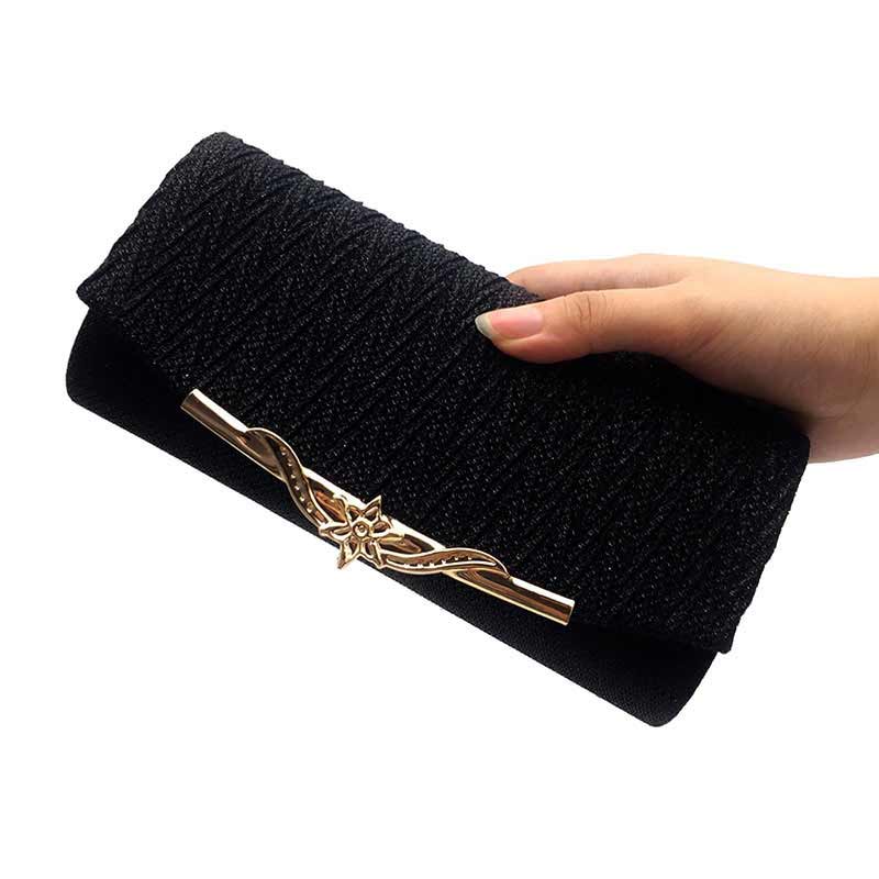 Women's Black Clutches & Pouches