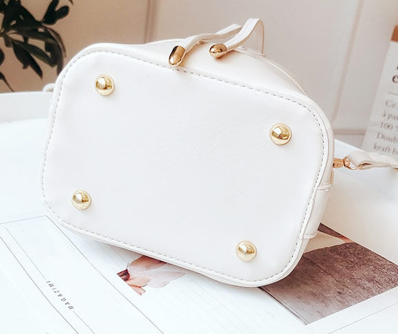 cute white purse