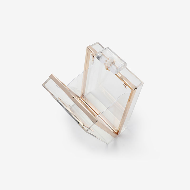 The Transparent Clutch Purse, Acrylic Bag See Through